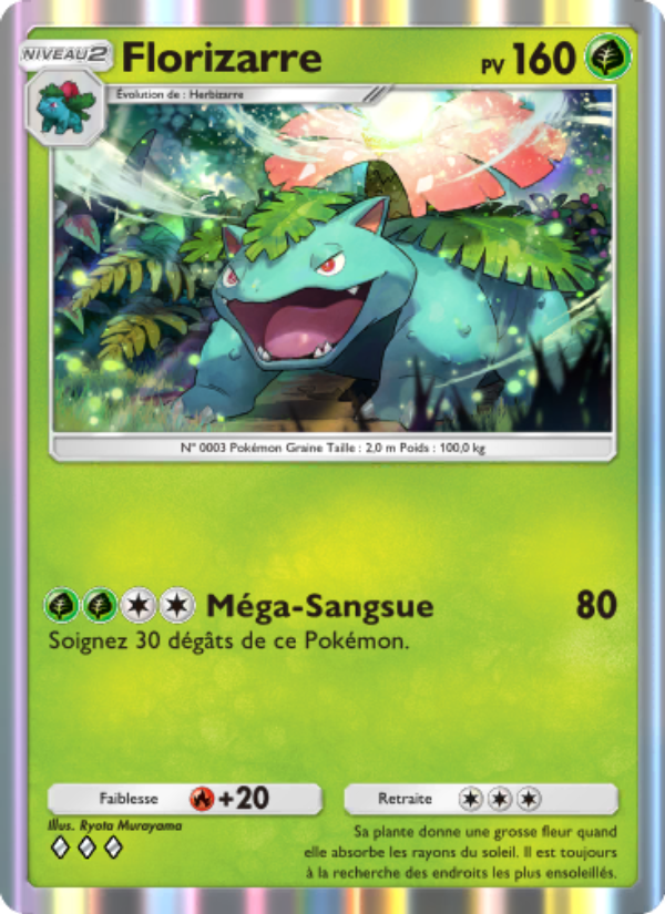 Florizarre 003 — Puissance Génétique (French Pokémon TCG card)