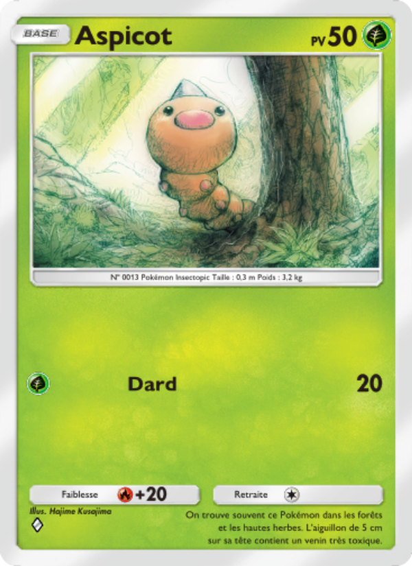 Aspicot 008 — Puissance Génétique (French Pokémon TCG card)