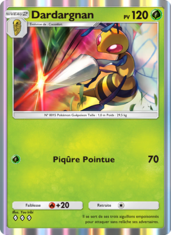 Dardargnan 010 — Puissance Génétique (French Pokémon TCG card)
