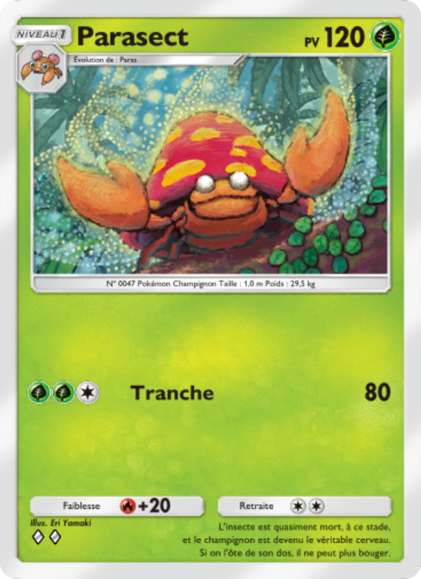Parasect 015 — Puissance Génétique (French Pokémon TCG card)