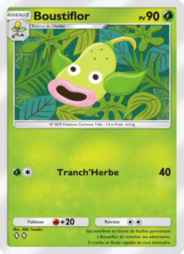 Boustiflor 019 — Puissance Génétique (French Pokémon TCG card)