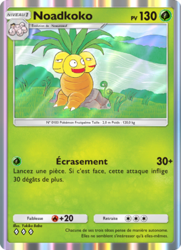 Noadkoko 022 — Puissance Génétique (French Pokémon TCG card)