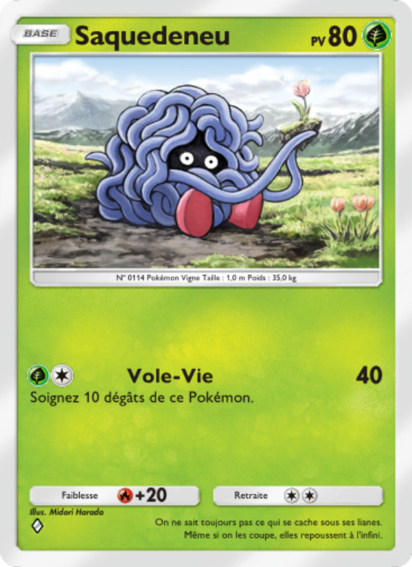 Saquedeneu 024 — Puissance Génétique (French Pokémon TCG card)