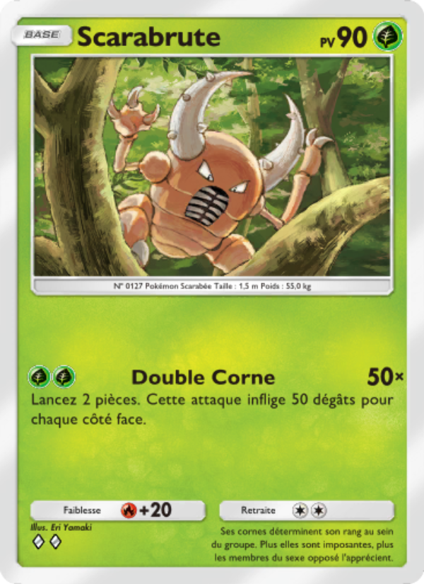 Scarabrute 026 — Puissance Génétique (French Pokémon TCG card)