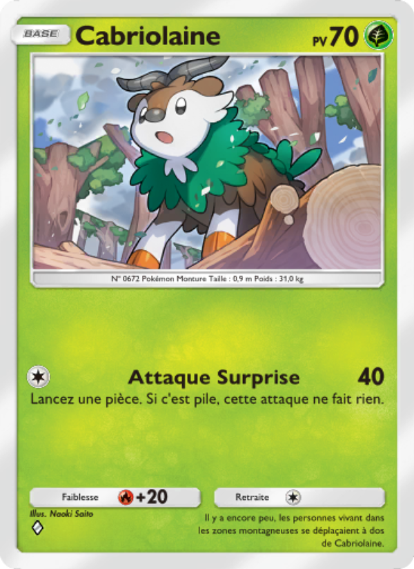 Cabriolaine 031 — Puissance Génétique (French Pokémon TCG card)