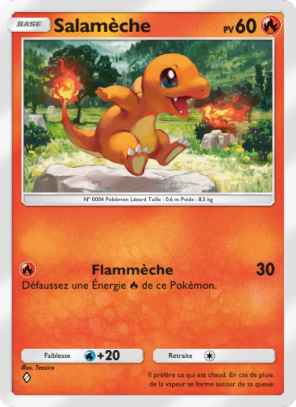 Salamèche 033 — Puissance Génétique (French Pokémon TCG card)