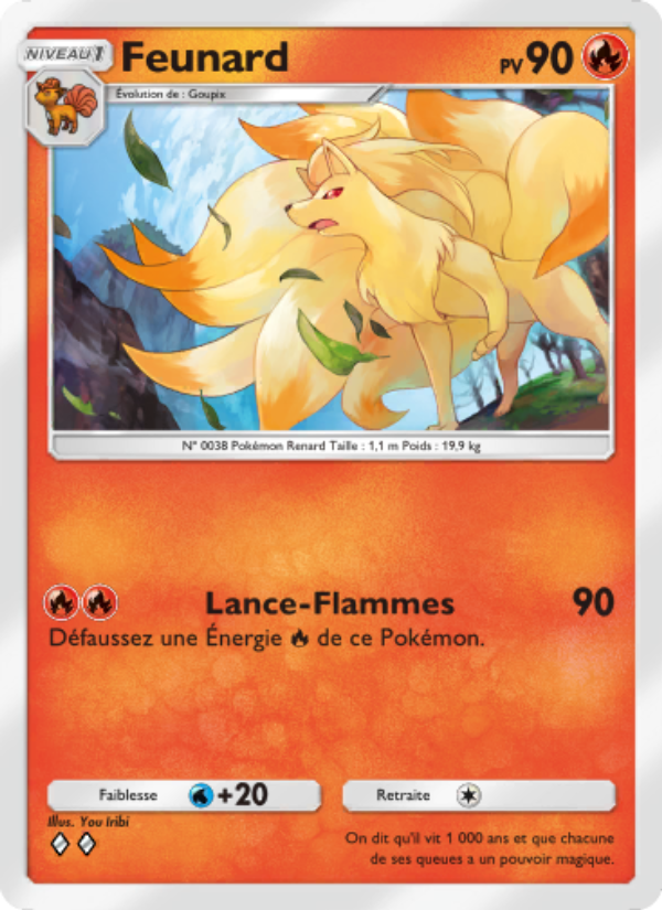 Feunard 038 — Puissance Génétique (French Pokémon TCG card)