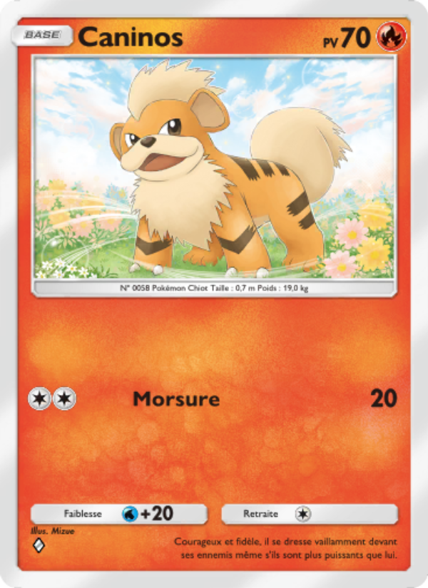 Caninos 039 — Puissance Génétique (French Pokémon TCG card)