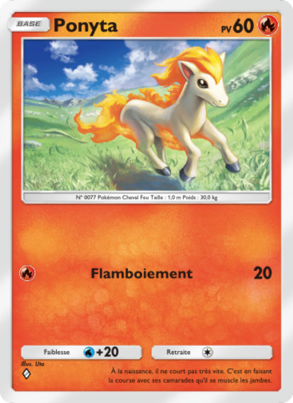 Ponyta 042 — Puissance Génétique (French Pokémon TCG card)