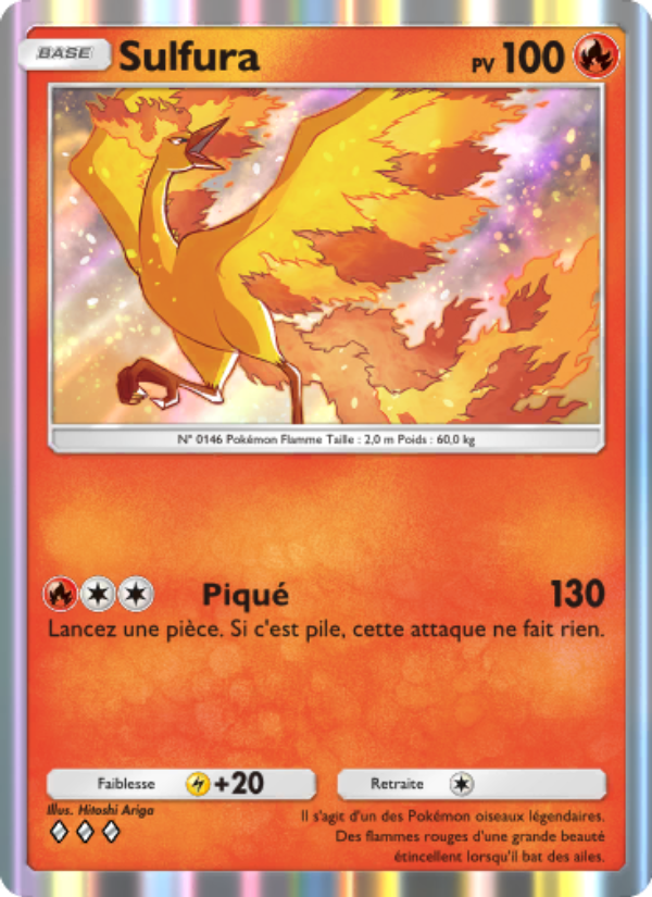 Sulfura 046 — Puissance Génétique (French Pokémon TCG card)