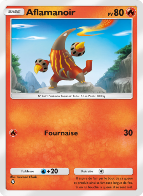Aflamanoir 048 — Puissance Génétique (French Pokémon TCG card)