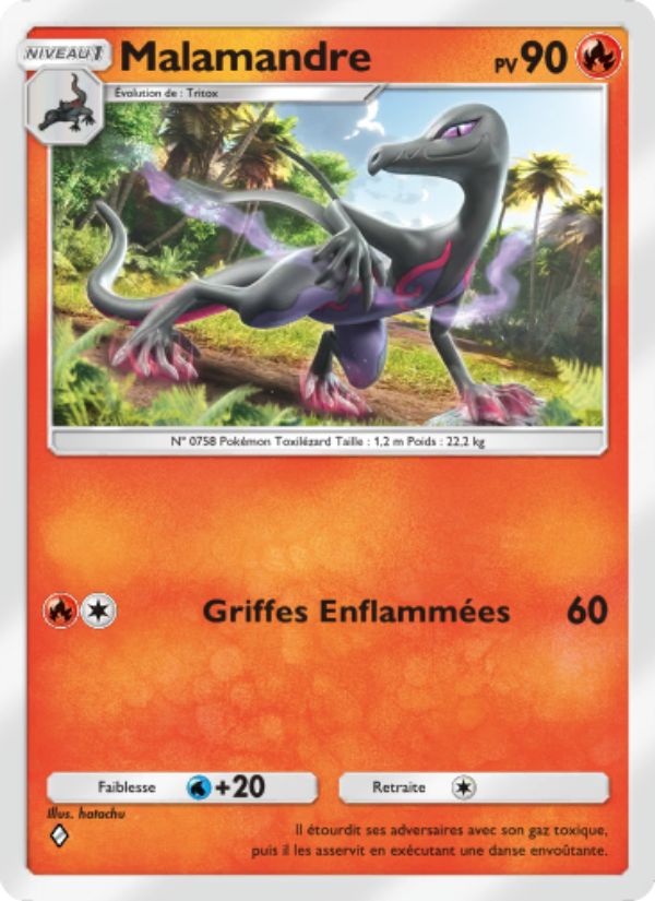Malamandre 050 — Puissance Génétique (French Pokémon TCG card)