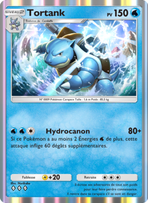 Tortank 055 — Puissance Génétique (French Pokémon TCG card)