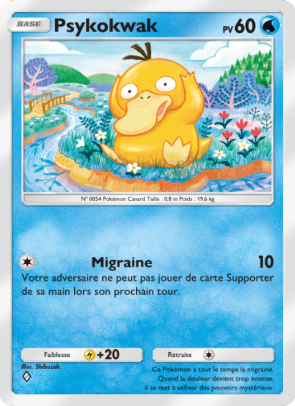 Psykokwak 057 — Puissance Génétique (French Pokémon TCG card)
