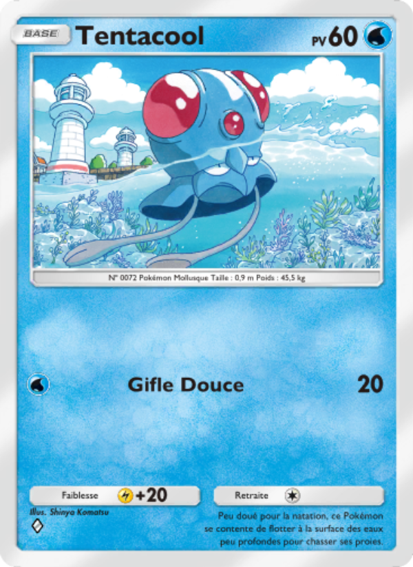 Tentacool 062 — Puissance Génétique (French Pokémon TCG card)