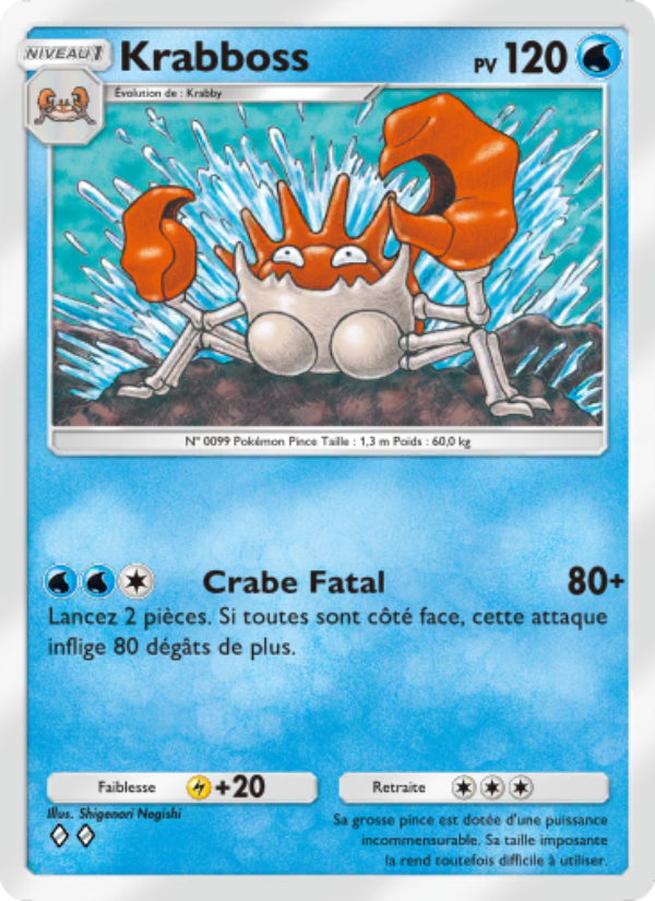 Krabboss 069 — Puissance Génétique (French Pokémon TCG card)
