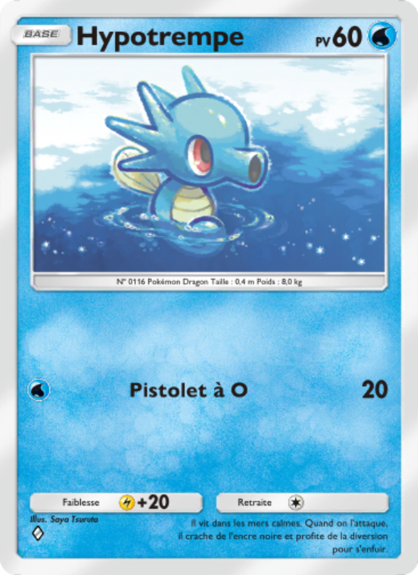 Hypotrempe 070 — Puissance Génétique (French Pokémon TCG card)