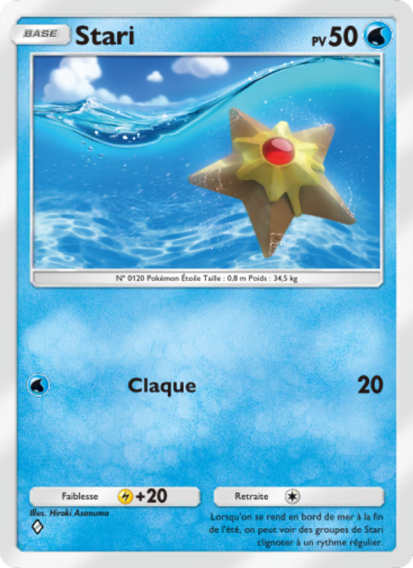 Stari 074 — Puissance Génétique (French Pokémon TCG card)