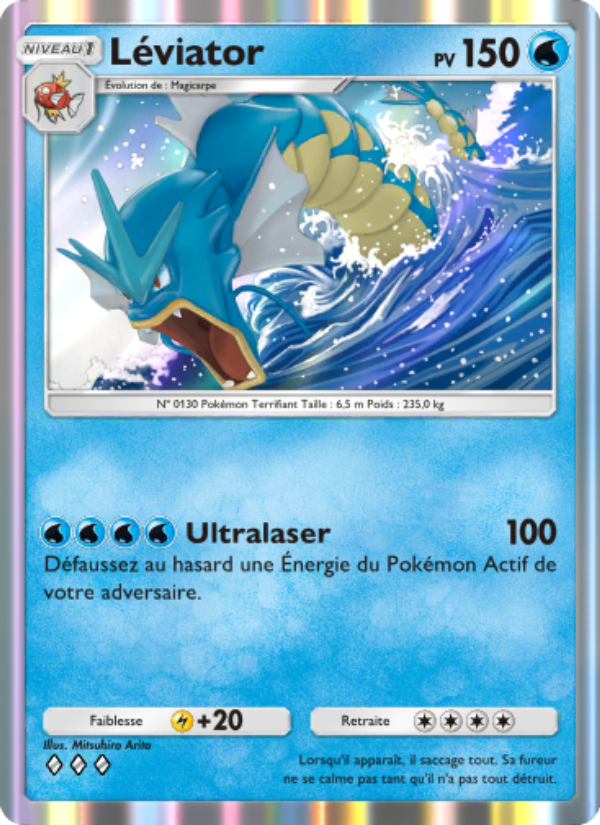 Léviator 078 — Puissance Génétique (French Pokémon TCG card)