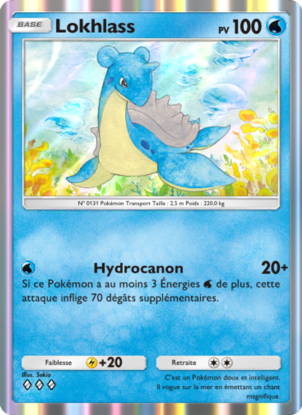Lokhlass 079 — Puissance Génétique (French Pokémon TCG card)