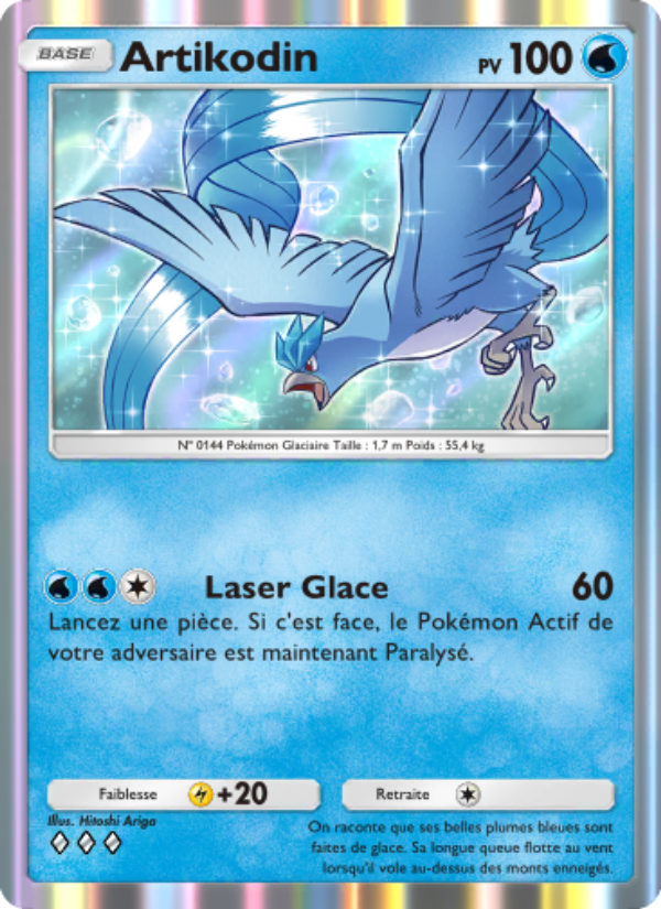 Artikodin 083 — Puissance Génétique (French Pokémon TCG card)