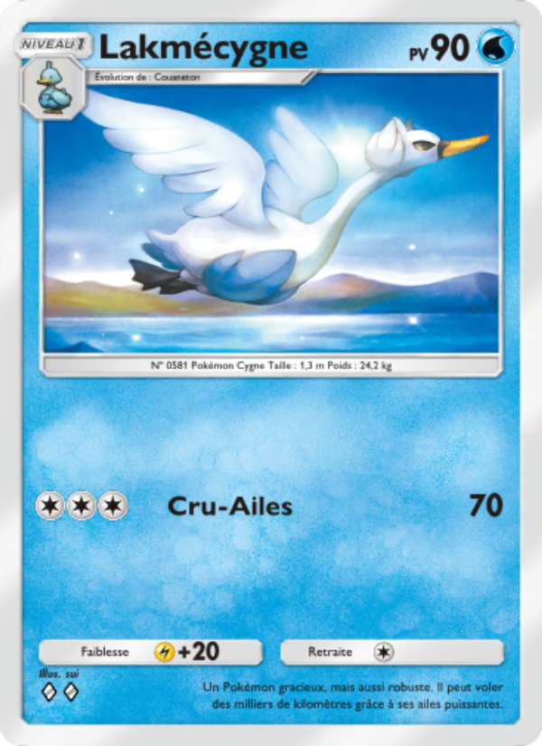 Lakmécygne 086 — Puissance Génétique (French Pokémon TCG card)