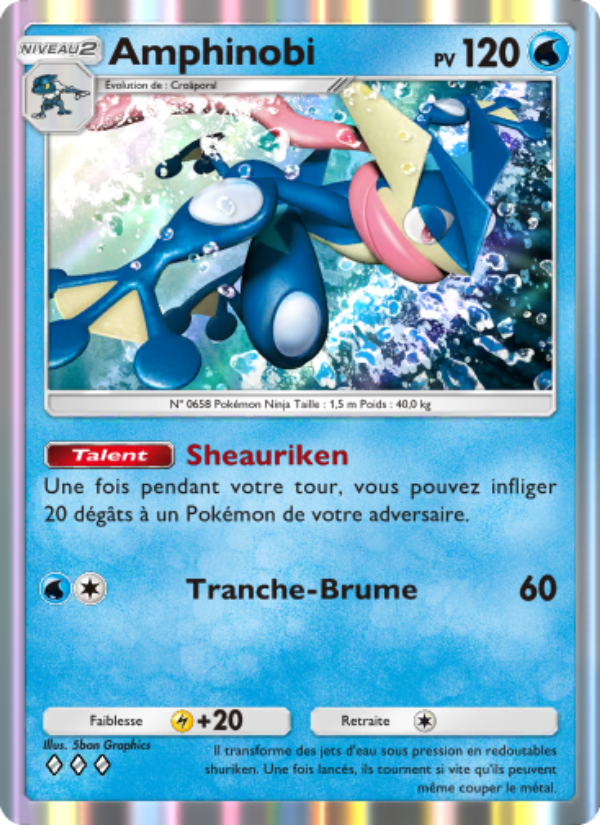 Amphinobi 089 — Puissance Génétique (French Pokémon TCG card)