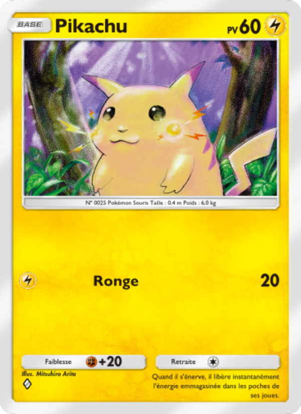 Pikachu 094 — Puissance Génétique (French Pokémon TCG card)