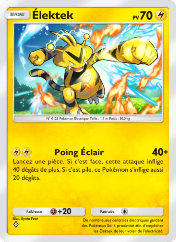 Élektek 101 — Puissance Génétique (French Pokémon TCG card)