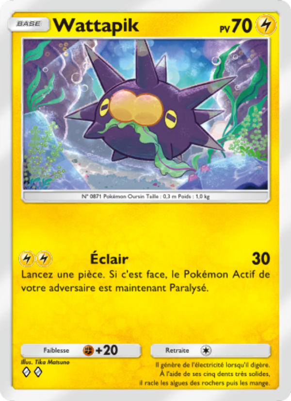 Wattapik 112 — Puissance Génétique (French Pokémon TCG card)