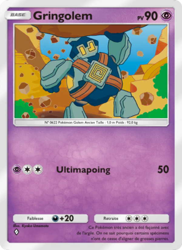 Gringolem 135 — Puissance Génétique (French Pokémon TCG card)