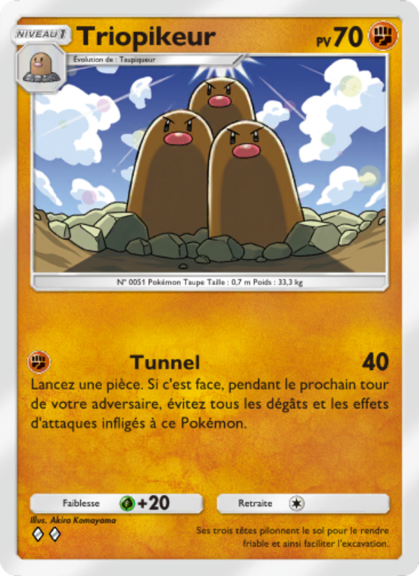 Triopikeur 140 — Puissance Génétique (French Pokémon TCG card)