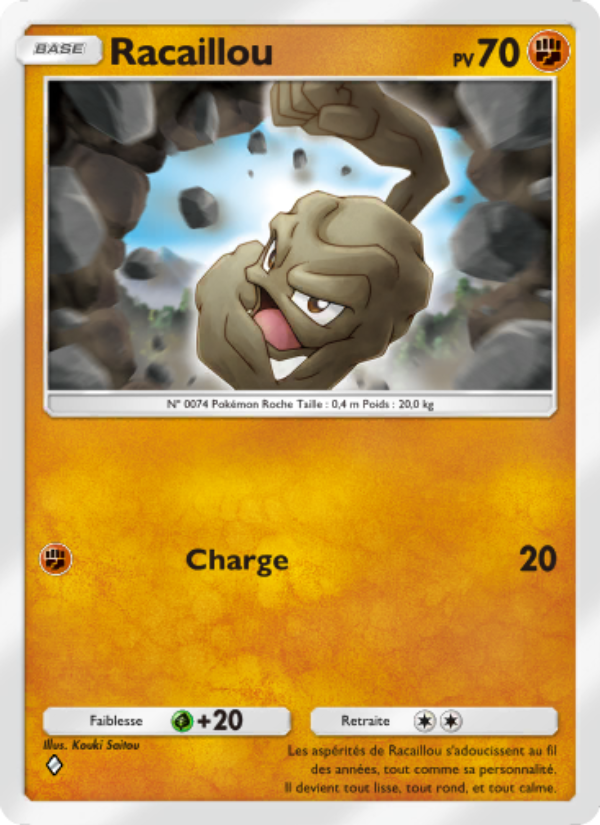 Racaillou 147 — Puissance Génétique (French Pokémon TCG card)