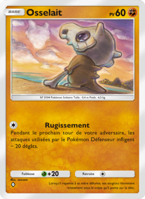 Osselait 151 — Puissance Génétique (French Pokémon TCG card)