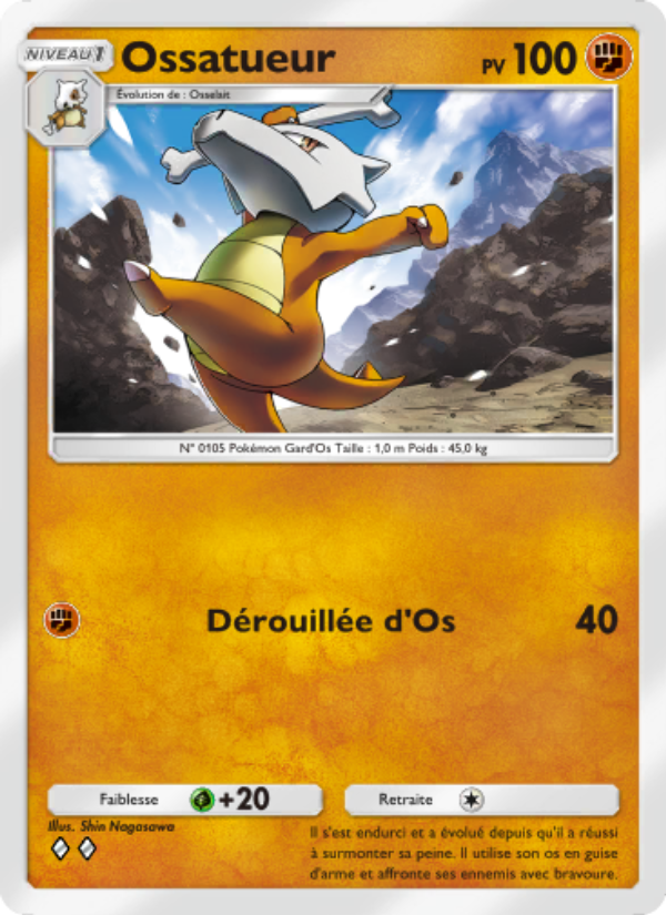 Ossatueur 152 — Puissance Génétique (French Pokémon TCG card)