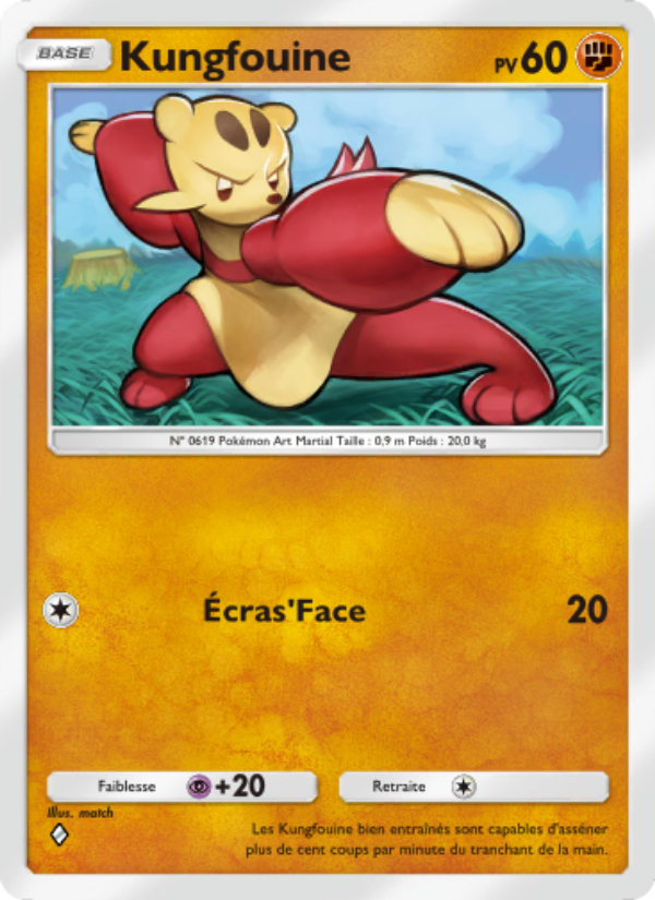 Kungfouine 160 — Puissance Génétique (French Pokémon TCG card)