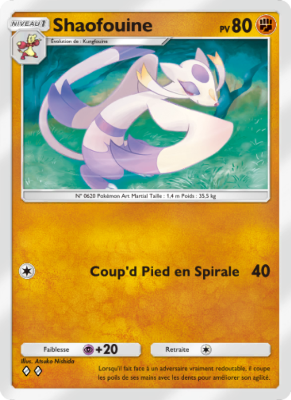 Shaofouine 161 — Puissance Génétique (French Pokémon TCG card)