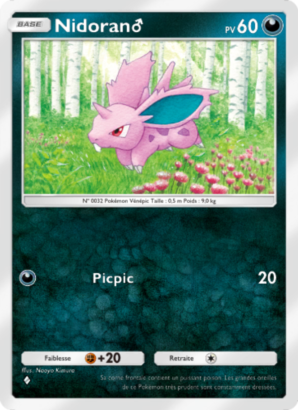 Nidoran♂ 169 — Puissance Génétique (French Pokémon TCG card)