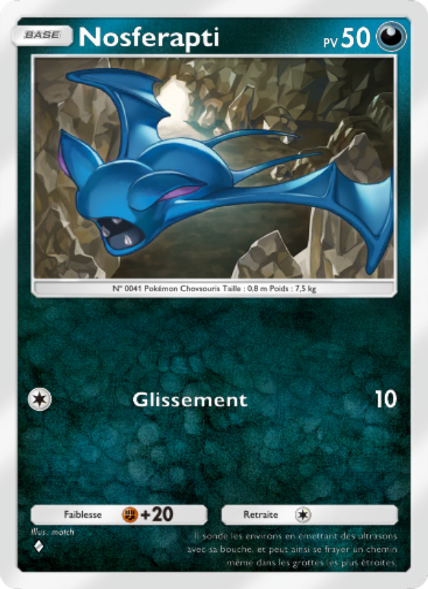 Nosferapti 172 — Puissance Génétique (French Pokémon TCG card)