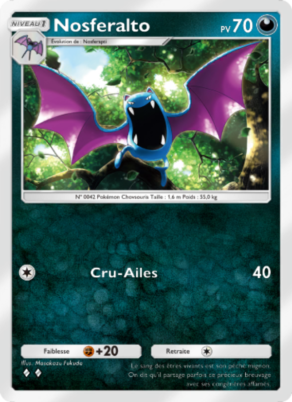 Nosferalto 173 — Puissance Génétique (French Pokémon TCG card)