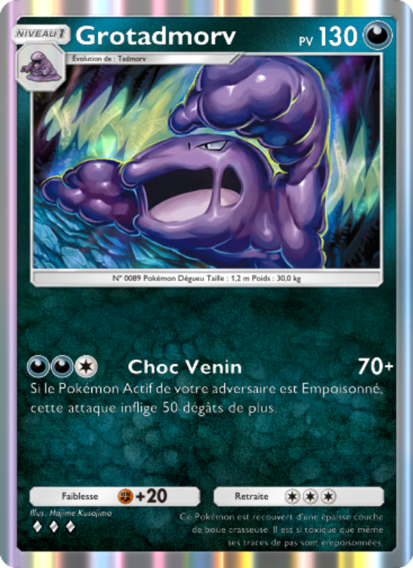 Grotadmorv 175 — Puissance Génétique (French Pokémon TCG card)