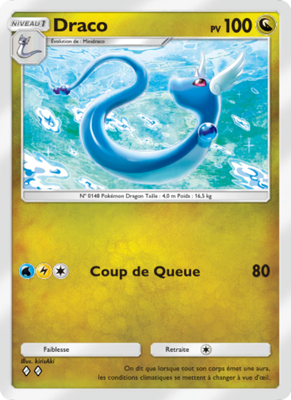 Draco 184 — Puissance Génétique (French Pokémon TCG card)