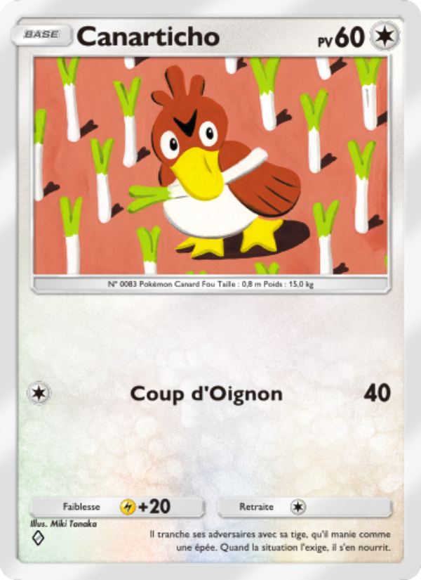Canarticho 198 — Puissance Génétique (French Pokémon TCG card)