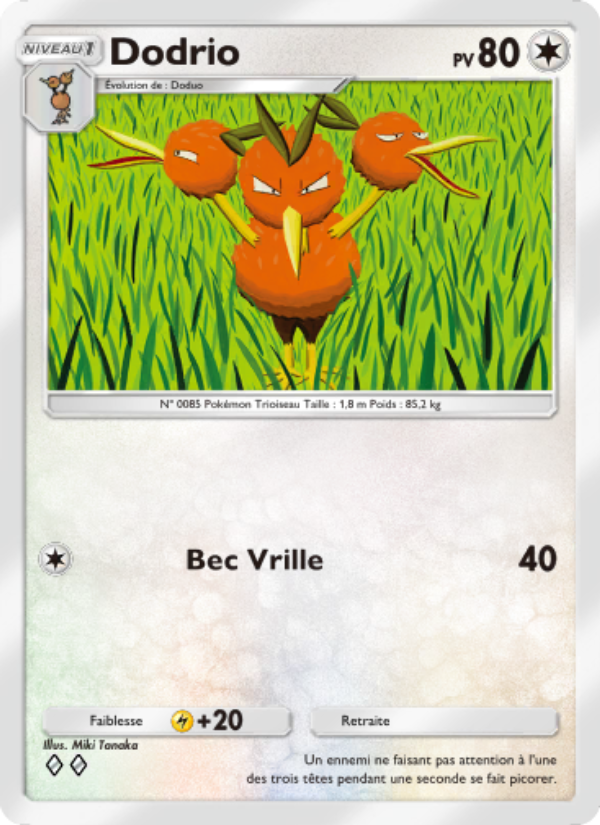 Dodrio 200 — Puissance Génétique (French Pokémon TCG card)