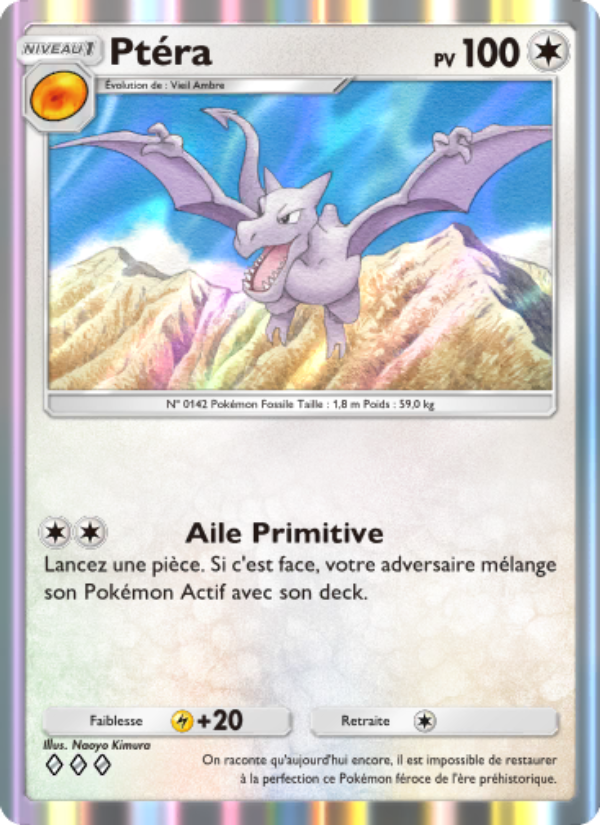 Ptéra 210 — Puissance Génétique (French Pokémon TCG card)
