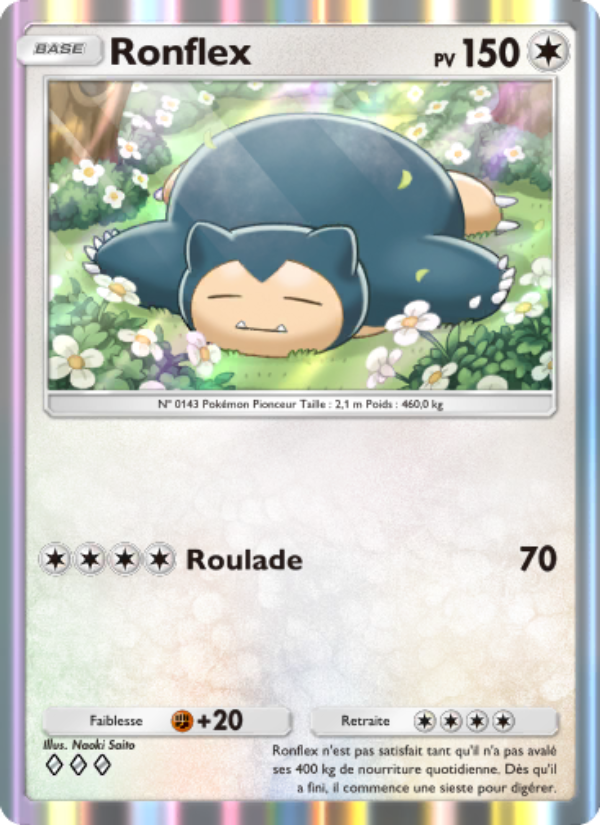 Ronflex 211 — Puissance Génétique (French Pokémon TCG card)