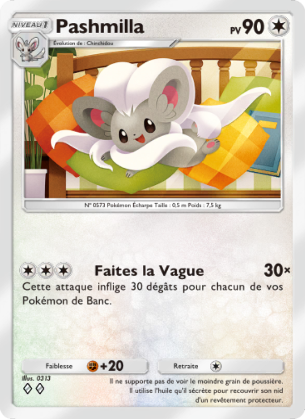 Pashmilla 213 — Puissance Génétique (French Pokémon TCG card)