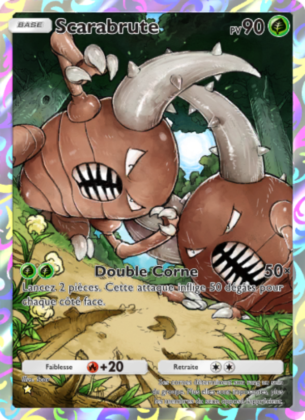 Scarabrute 229 — Puissance Génétique (French Pokémon TCG card)