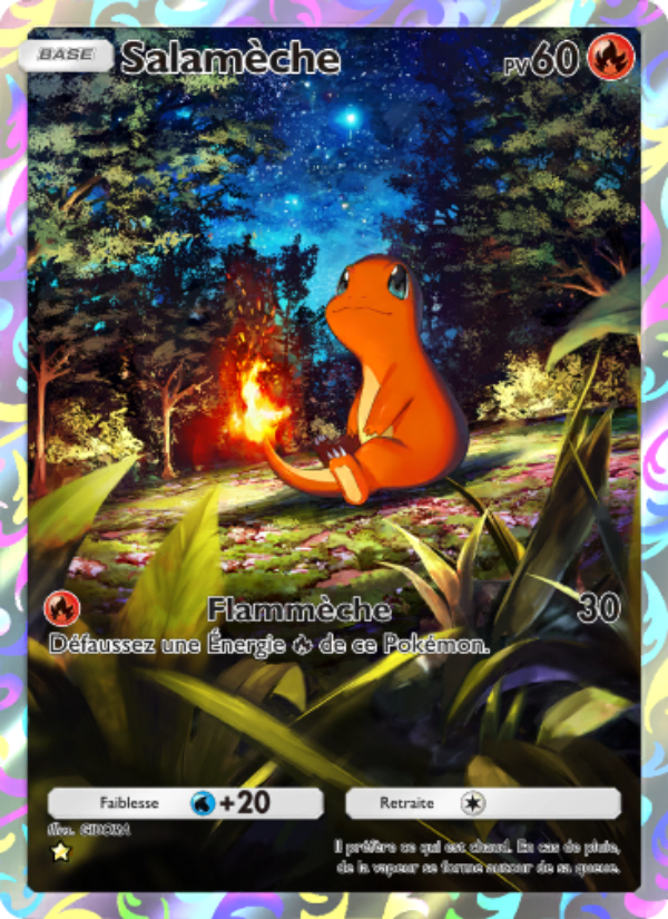 Salamèche 230 — Puissance Génétique (French Pokémon TCG card)