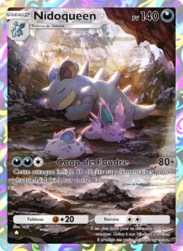 Nidoqueen 240 — Puissance Génétique (French Pokémon TCG card)